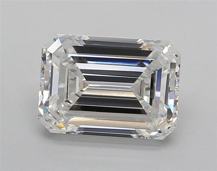 2.49ct E VS1 Rare Carat Ideal Cut Emerald Lab Grown Diamond