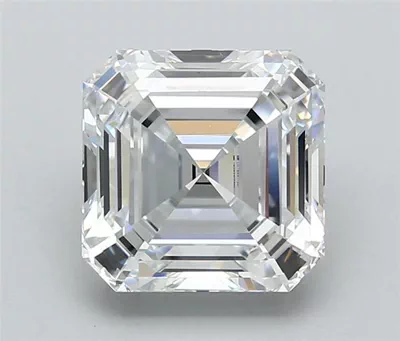 5.15ct D VVS1 Rare Carat Ideal Cut Asscher Lab Grown Diamond