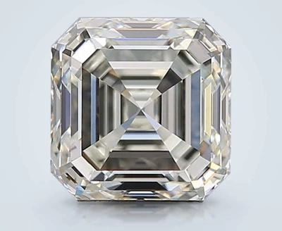 3.01ct K VVS2 Rare Carat Ideal Cut Asscher Diamond