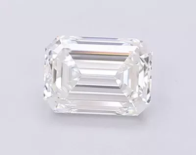 1.06ct F VS1 Rare Carat Ideal Cut Emerald Lab Grown Diamond