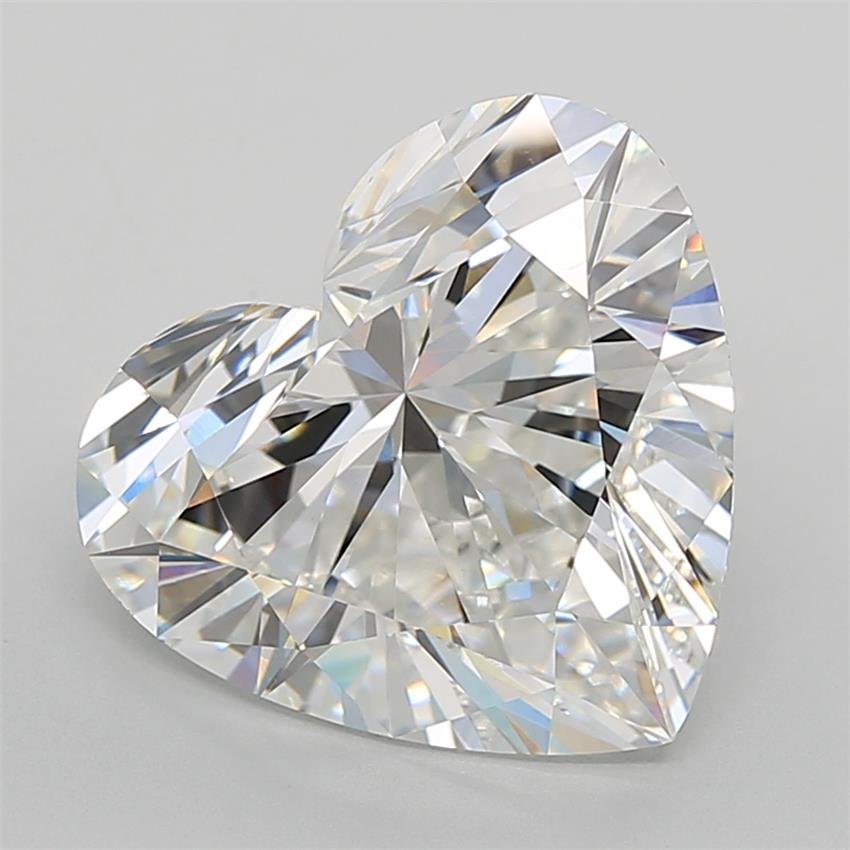 7.07ct E VVS2 Rare Carat Ideal Cut Heart Lab Grown Diamond