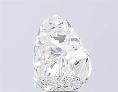 5.04ct F VS1 Rare Carat Ideal Cut Heart Lab Grown Diamond