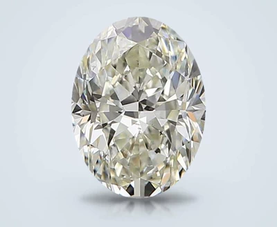 0.61ct K SI1 Rare Carat Ideal Cut Oval Diamond