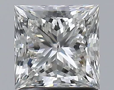 1.31ct H SI1 Rare Carat Ideal Cut Princess Diamond