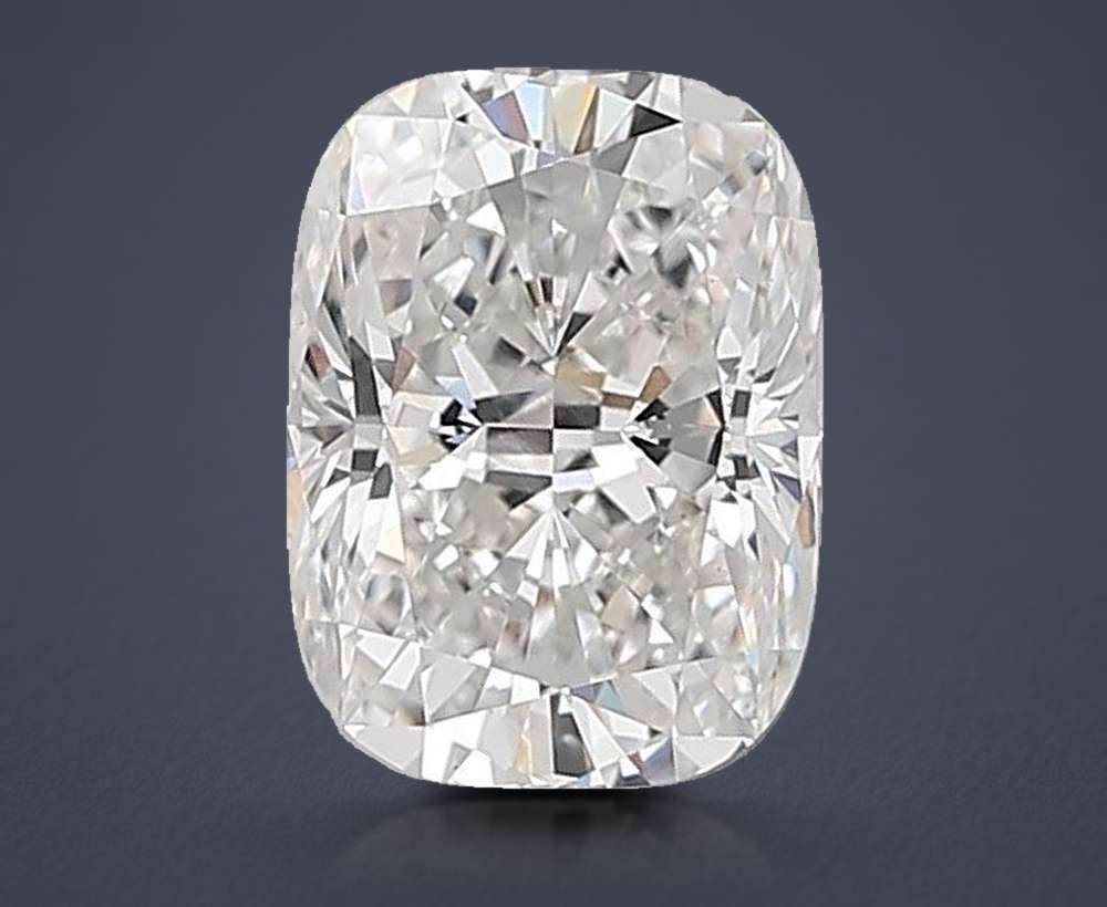 3.52ct F VS1 Rare Carat Ideal Cut Cushion Lab Grown Diamond
