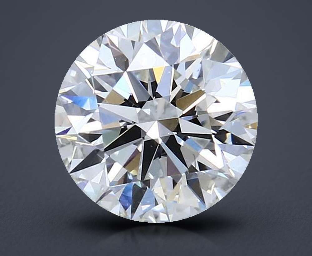 2.23ct H VS2 Rare Carat Ideal Cut Round Diamond