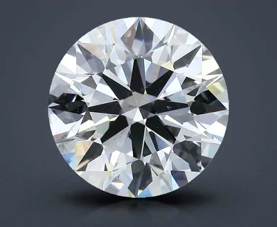 6.01ct H VS2 Rare Carat Ideal Cut Round Diamond