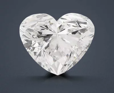 1.50ct D VVS2 Very Good Cut Heart Lab Grown Diamond