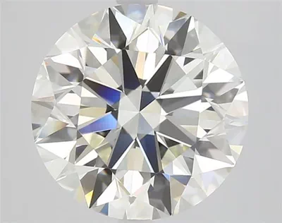 4.03ct K VVS2 Rare Carat Ideal Cut Round Diamond