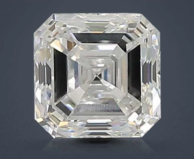 0.99ct D VS1 Very Good Cut Asscher Lab Grown Diamond