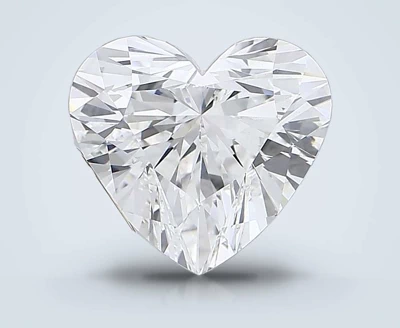 6.50ct F VVS2 Rare Carat Ideal Cut Heart Lab Grown Diamond