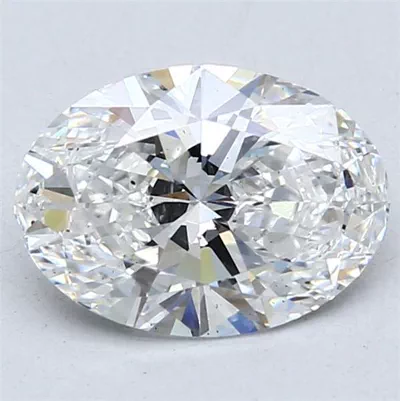 2.05ct E VS2 Rare Carat Ideal Cut Oval Lab Grown Diamond