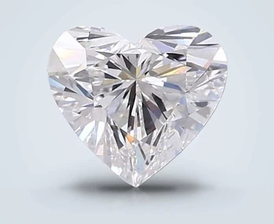 1.98ct F VS1 Rare Carat Ideal Cut Heart Lab Grown Diamond