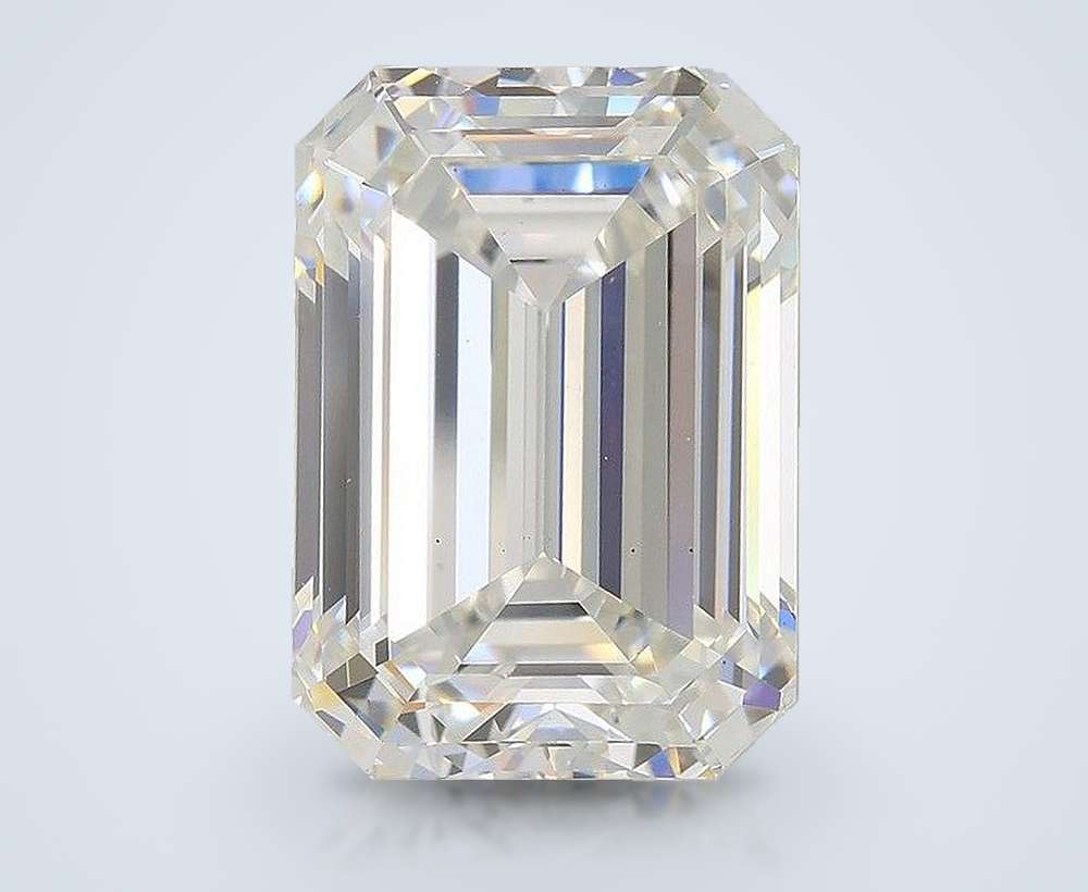10.02ct F VS2 Rare Carat Ideal Cut Emerald Lab Grown Diamond