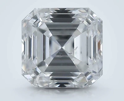 0.60ct G SI2 Rare Carat Ideal Cut Asscher Diamond
