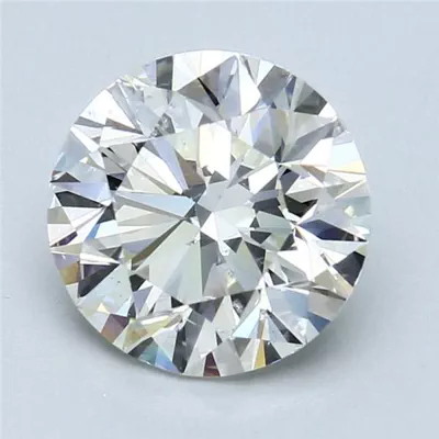 3.01ct K SI2 Excellent Cut Round Diamond