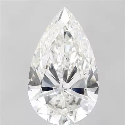 10.09ct G VS2 Rare Carat Ideal Cut Pear Lab Grown Diamond