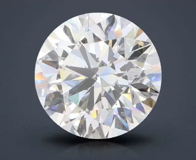 4.58ct F IF Rare Carat Ideal Cut Round Lab Grown Diamond