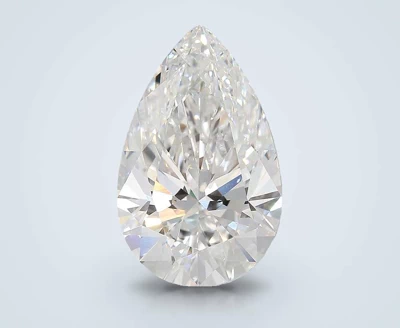 7.07ct E VVS2 Rare Carat Ideal Cut Pear Lab Grown Diamond