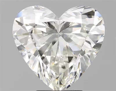 5.02ct J VS2 Rare Carat Ideal Cut Heart Diamond