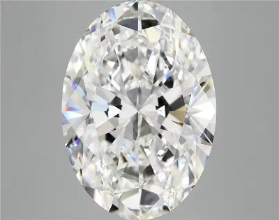 10.06ct F VVS2 Rare Carat Ideal Cut Oval Lab Grown Diamond