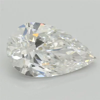 1.28ct D VS1 Rare Carat Ideal Cut Pear Lab Grown Diamond