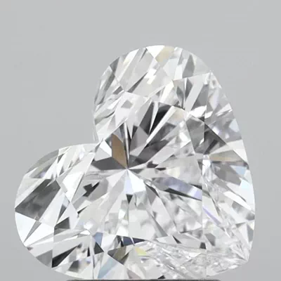 2.30ct D VVS1 Rare Carat Ideal Cut Heart Lab Grown Diamond