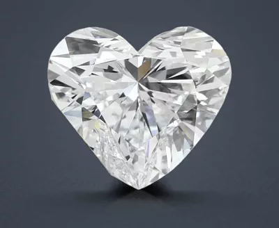 2.30ct D VVS1 Rare Carat Ideal Cut Heart Lab Grown Diamond