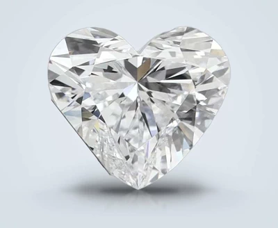 2.30ct D VVS1 Rare Carat Ideal Cut Heart Lab Grown Diamond