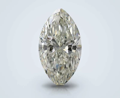 3.08ct K SI2 Rare Carat Ideal Cut Marquise Diamond