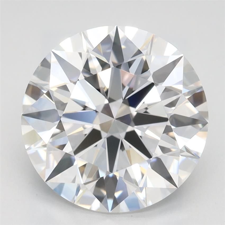 2.91ct D VVS1 Rare Carat Ideal Cut Round Lab Grown Diamond