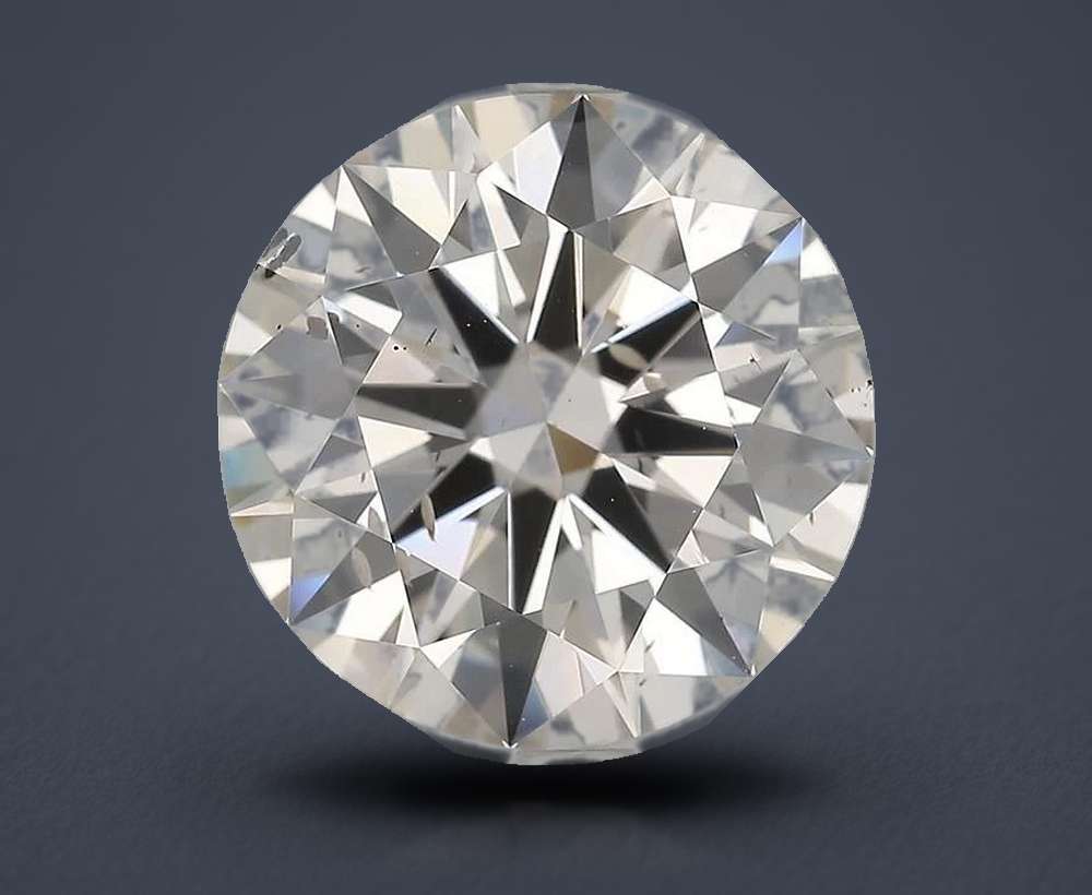 4.21ct K SI2 Very Good Cut Round Diamond