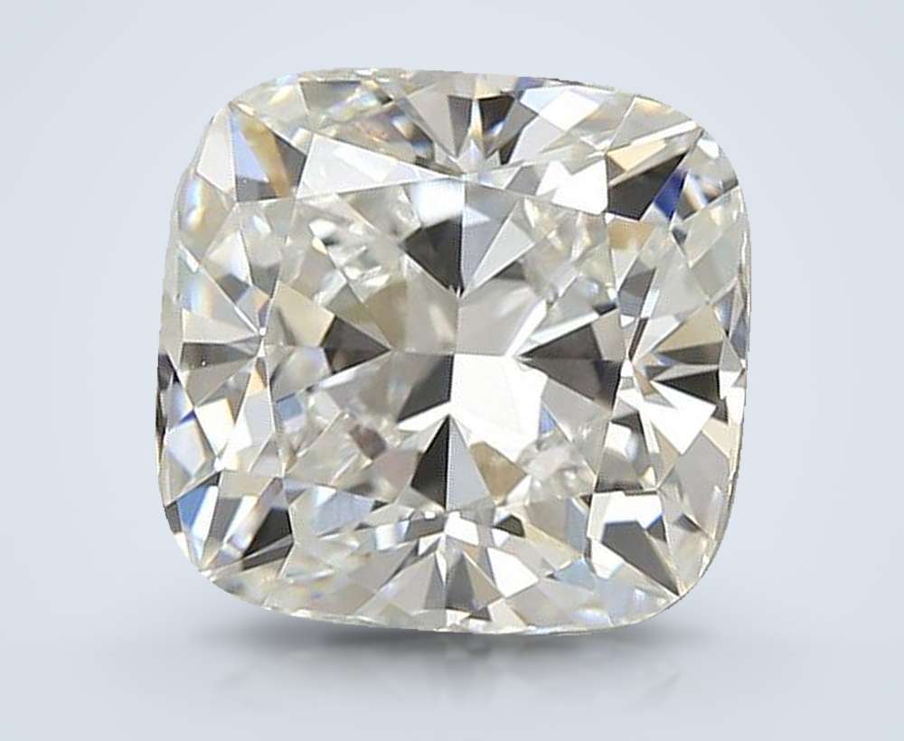 5.09ct E VVS2 Rare Carat Ideal Cut Cushion Lab Grown Diamond