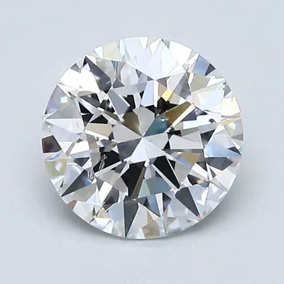 1.63ct E SI2 Rare Carat Ideal Cut Round Diamond