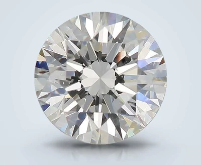 3.05ct E SI1 Rare Carat Ideal Cut Round Diamond