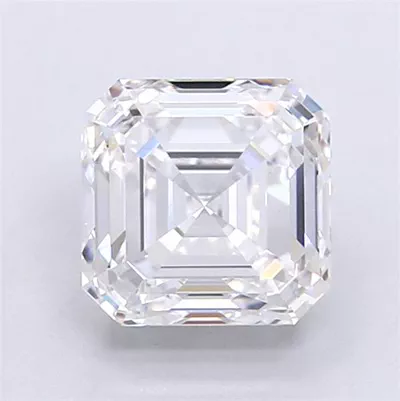 2.07ct D VVS2 Very Good Cut Asscher Lab Grown Diamond