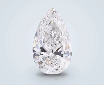 3.00ct F VS2 Very Good Cut Pear Lab Grown Diamond