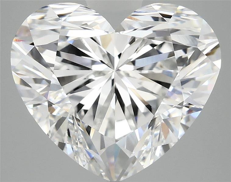 6.08ct E VVS2 Rare Carat Ideal Cut Heart Lab Grown Diamond