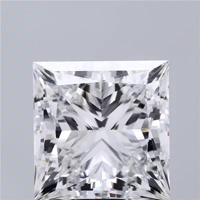 18.07ct F VS1 Rare Carat Ideal Cut Princess Lab Grown Diamond