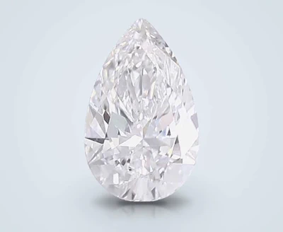 1.58ct E VS1 Rare Carat Ideal Cut Pear Lab Grown Diamond