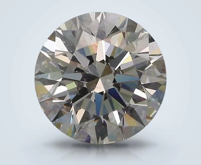 3.20ct F SI1 Rare Carat Ideal Cut Round Diamond