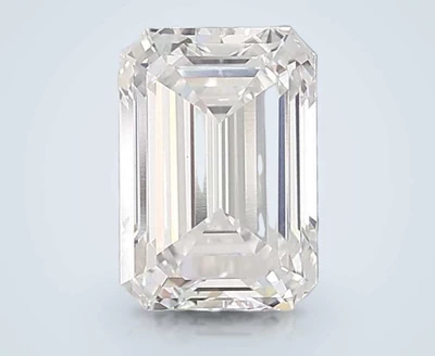 2.12ct D VVS2 Rare Carat Ideal Cut Emerald Lab Grown Diamond