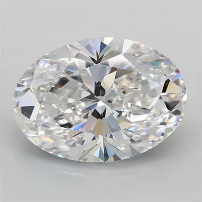 2.01ct D VS1 Rare Carat Ideal Cut Oval Lab Grown Diamond