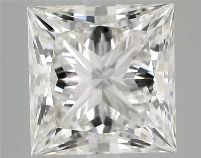4.59ct H VS1 Rare Carat Ideal Cut Princess Lab Grown Diamond