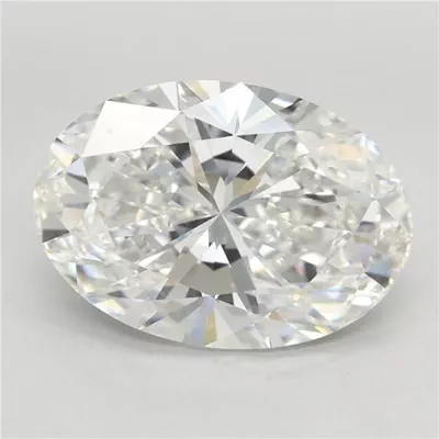 7.08ct E VVS2 Rare Carat Ideal Cut Oval Lab Grown Diamond