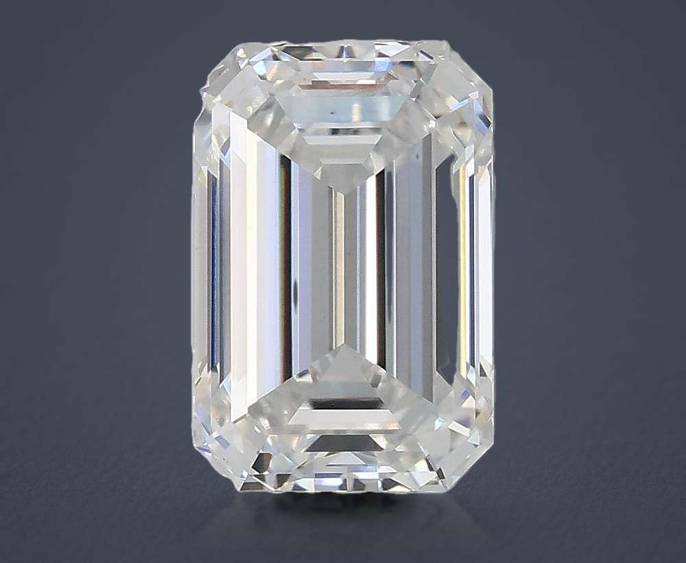 2.05ct E VS1 Rare Carat Ideal Cut Emerald Lab Grown Diamond