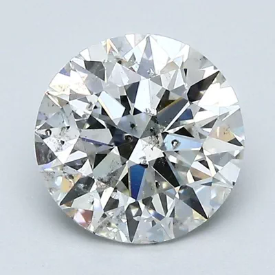 2.00ct I SI2 Rare Carat Ideal Cut Round Diamond