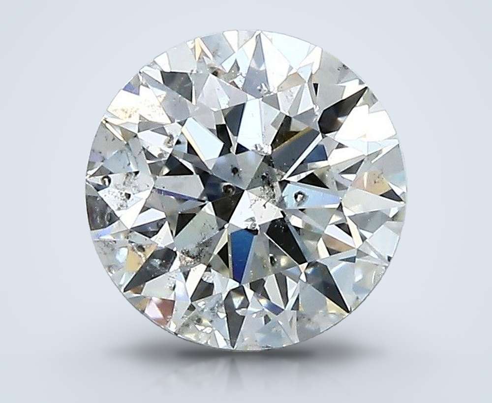 2.00ct I SI2 Rare Carat Ideal Cut Round Diamond