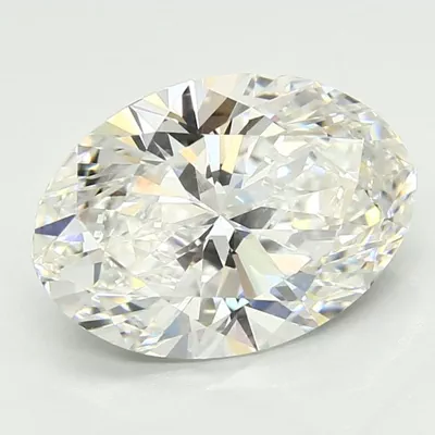 3.56ct F VVS2 Rare Carat Ideal Cut Oval Lab Grown Diamond