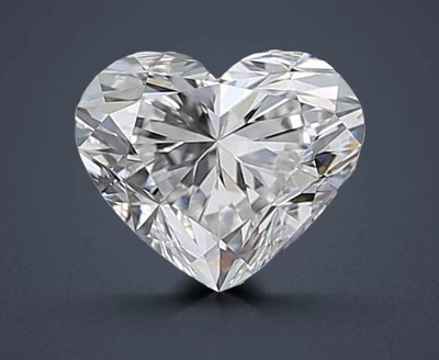 0.50ct F VVS1 Rare Carat Ideal Cut Heart Diamond